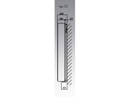 Stelrad VERTEX STYLE patteri tyyppi 22 700x1800mm 2583 W