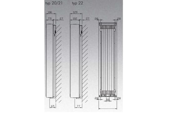 Stelrad Vertex Style lämmitin 22 700x2000mm 2772W (VS-22/200/070)