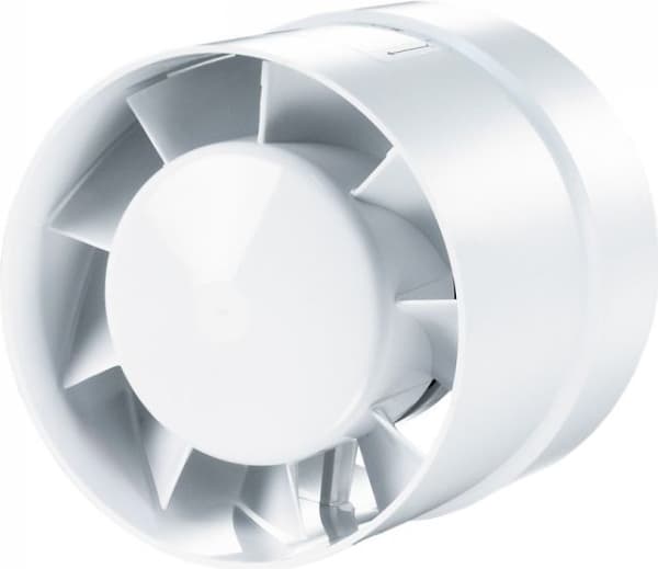 Ventiler Kanalvifte med blandet strømningsfi 150 30W 40dB hvit (150VKO1)