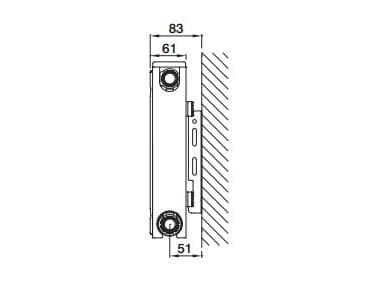 Stelrad Compact panelradiator Typ 11 60 x 70cm (GR-ST-C-11/60/070)