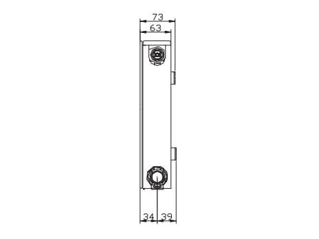 Stelrad Planar Plus 6x1/2" Typ 11 H600 x L600, höger