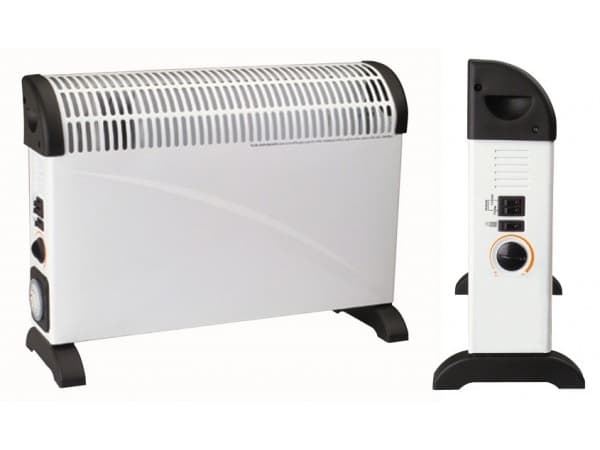 Ravanson CH-2000M, Jäähdytin, Lattia, Valkoinen, 2000 W, 750 W, 420 mm
