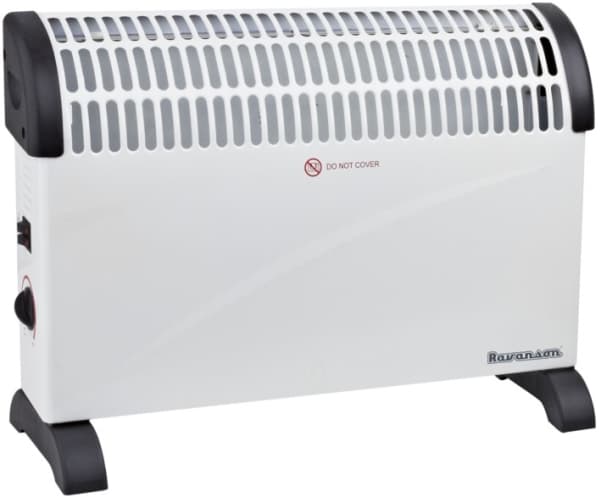 Ravanson CH-2000M, Jäähdytin, Lattia, Valkoinen, 2000 W, 750 W, 420 mm
