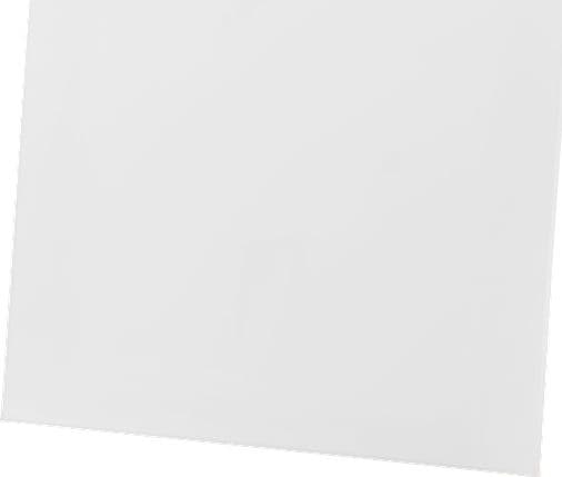 airRoxy Plexiglass panel for en vifte Universal, matt hvit farge