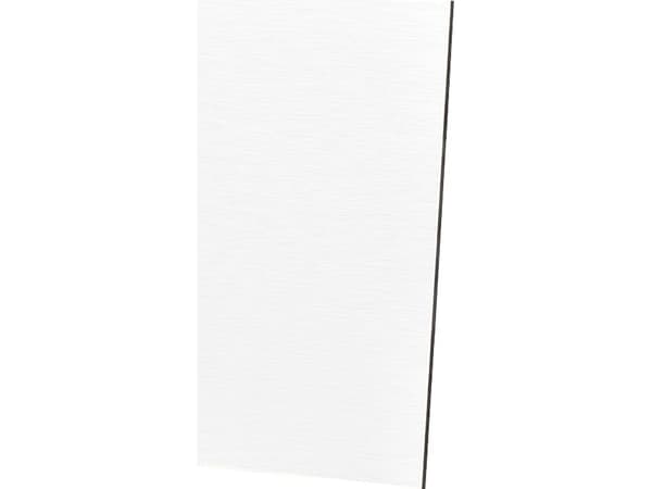 Panel for dRim-serien av vifter aluminium børstet sølv / velg vifte eller rist 01-168