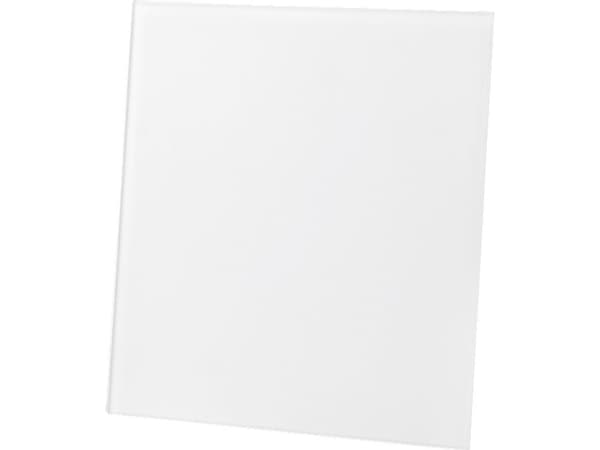 Panel för fläkt eller galler serie dRim glas vit matt matchande fläkt eller bas/02-300/galler 01-171
