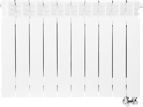 Gavia Gavia 500/D aluminum radiator with 10 fins with bottom connection
