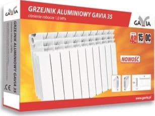 Gavia Aluminium radiator 350 (liten) 10 finner (04795-100-44)