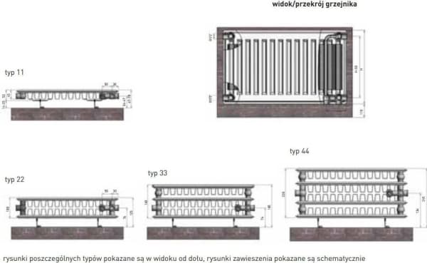 Termo Teknik Termolux VK Type 22 600 x 1200mm 1618W lämmitin (TTVK22120)