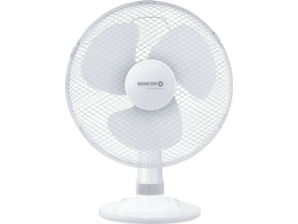 Työpöytätuuletin SFE 3027WH, 30cm, 40W, 3 nopeutta, pyöriminen