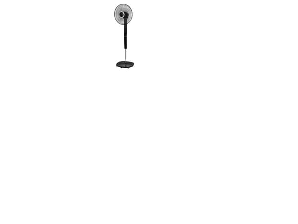 Nordic Home Culture vifte med fjernkontroll, 40 cm, lite støy, med timer, oscillerende, sort