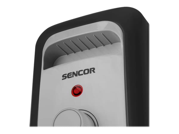 Sencor SOH 3311BK - Oljeradiator - frittstående, mobil - 2300 W - svart