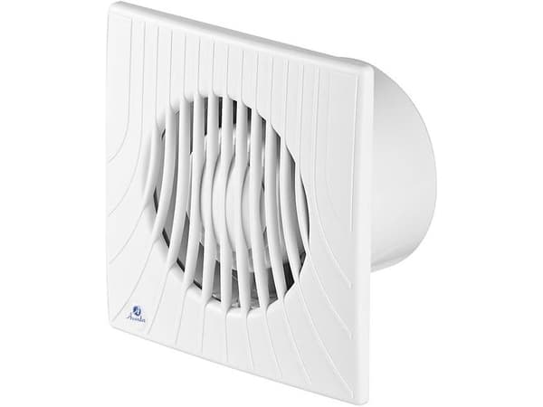 Poistoilmapuhallin fi 100 14W 98m3/h 230V IPX4 valkoinen vetokytkin E0007848W WA100W