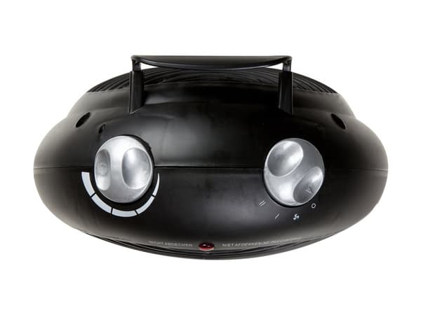 Domo DO7324F, Sähkökäyttöinen lämpötuuletin, Sisätila, Lattia, Musta, Rotaatio, 2000 W