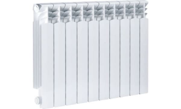 KFA seksjonsradiator G 500 F aluminium 10 finner (789-100-44)