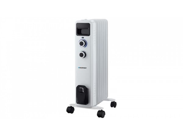 Blaupunkt HOR301, Olje-elektrisk romvarmer, Olje, Innendørs, Gulv, Hvit, 1500 W