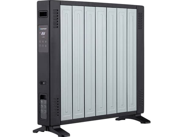 Blaupunkt HCO701, Konvektorisähköinen tilalämmitin, 24 h, Sisätila, Lattia, Musta, Valkoinen, LED