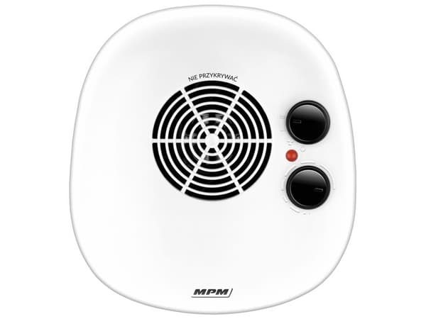 MPM MUG-20, Bladlös fläkt för hushållsbruk, inomhus, Golv, Vit, Rotations-, 2000 W