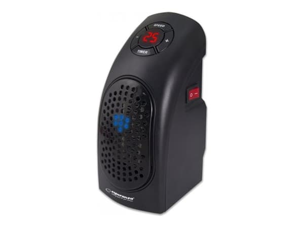 Lämpöventilaattori Esperanza Kalahari (EHH007) musta