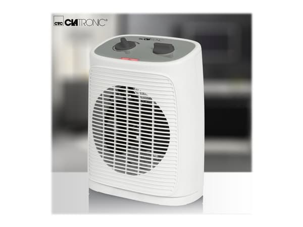 Clatronic HL 3762 - Kjølevifte / varmer - bordtopp - hvit