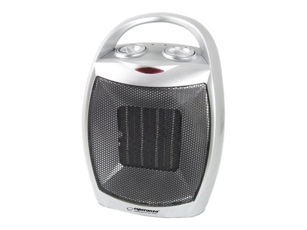 Esperanza EHH006, Keraaminen, Sisätila, Lattia, Musta, Rotaatio, 1500 W