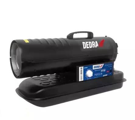 DEDRA DED9950A, Teollisuuden lämpöpuhallin, 20000 W, Kannettava, Musta, 365 m³/h, 1,65 l/h
