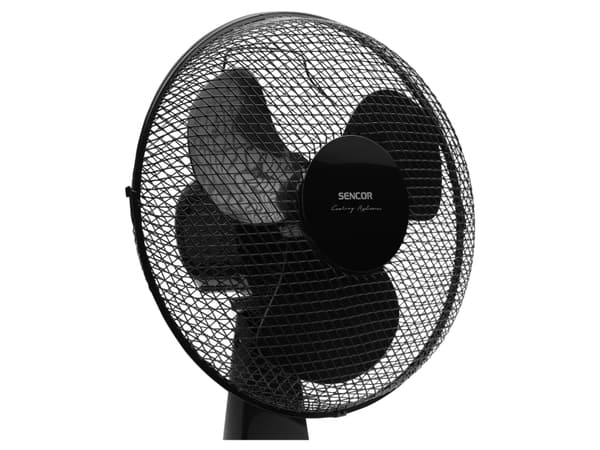 Sencor SFE 3011BK, Kotitaloustuuletin, musta, pöytä, 49 dB, 30 cm, 2271,6 m³/h