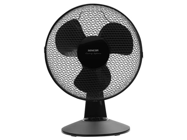 Sencor SFE 3011BK, Kotitaloustuuletin, musta, pöytä, 49 dB, 30 cm, 2271,6 m³/h
