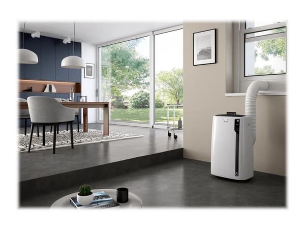 De'Longhi Pinguino PACEL92SILENT - Klimaanlegg - mobil - 3.1 EER - hvit Rustfritt stål