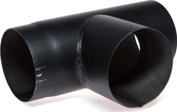 WADEX TEE (90O D 150 MM BLACK)