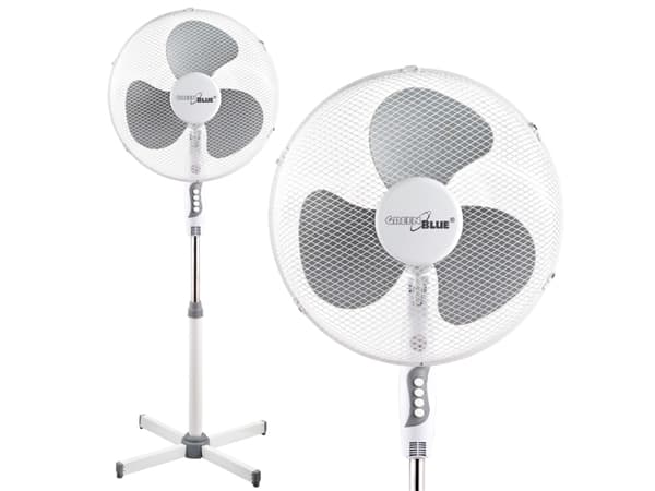 Golvfläkt GreenBlue,40W, med 3 fläktnivåer, 1,20 m höjd, 1,5 m kabel, GB560