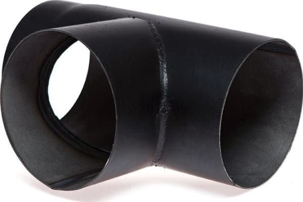 WADEX THREE WAY PIPE 90O D180 BLACK