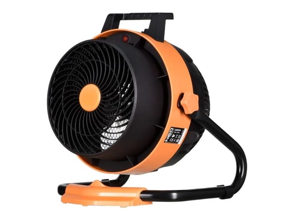 NEO TOOLS 90-070 2in1 Elektrisk varmeapparat + tuuletin 2400 W Sort, oranssi