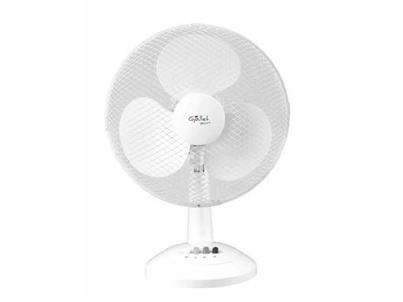 Tuuletin Gallet | VEN12 | Pöytätuuletin | Valkoinen | Halkaisija 30 cm | Nopeuksien määrä 3 | Värähtely | 35 W | Ei ole