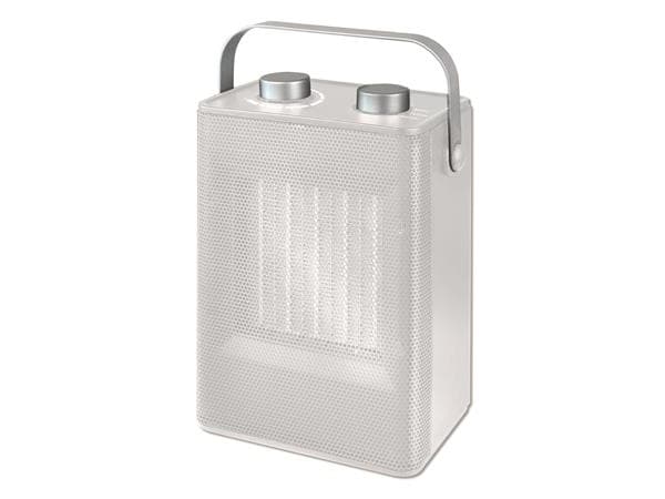 Ensonordicin tyylikäs minilämmitin 800-2000 W 230V, valkoinen, sisäkäyttöön.