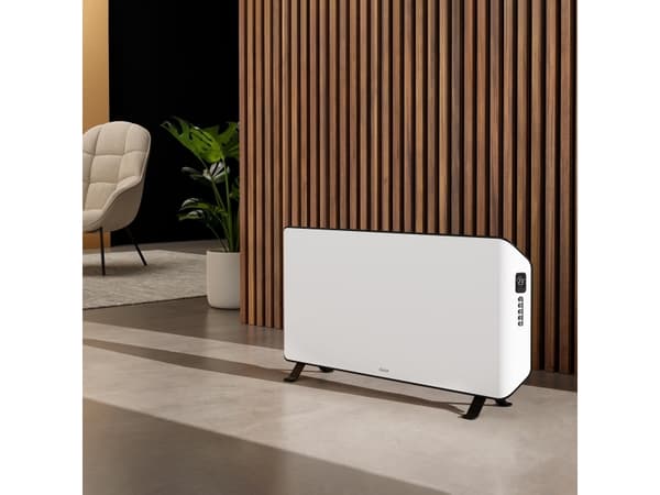 Duux Edge 1500 - Varmer - veggmontert, frittstående - 1.5 kW - hvit