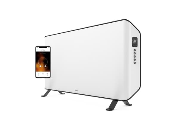 Duux Edge 1500 - Varmer - veggmontert, frittstående - 1.5 kW - hvit