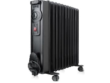 Black & Decker BXRA1500E, Konvektorisähköinen tilalämmitin, Öljy, Sisätila, Musta, Teho, 1,67 W