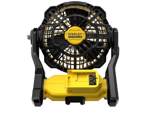 Stanley FATMAX SFMCE001B-XJ, Teollinen monikiinnityksellinen tuuletin, Musta, Keltainen, 17,8 cm, Akku, Litiumioni (Li-Ion), 4 mAh