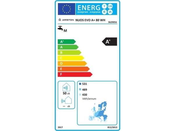 Ariston Pompa ciepła NUOS EVO 80 A+ (3629056)