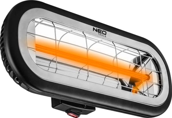 NEO TOOLS 90-032 elektrisk varmeapparat Infrarød Indendørs & udendørs 2000 W Sort