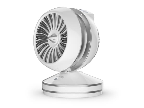 Rowenta AIR FORCE INTENSE, Sähkökäyttöinen lämpötuuletin, 90°, 1,85 m, IP20, Sisätila, Lattia Valkoinen, Hopea