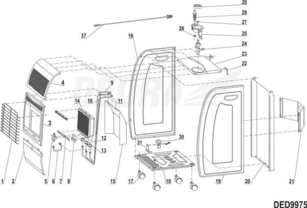 Dedra termoelement ledning