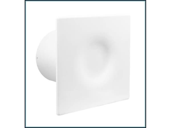 AWENTA Loop WL125H fi125mm 55/100m3/h 6/8W 230V badrumsfläkt med fuktsensor vit