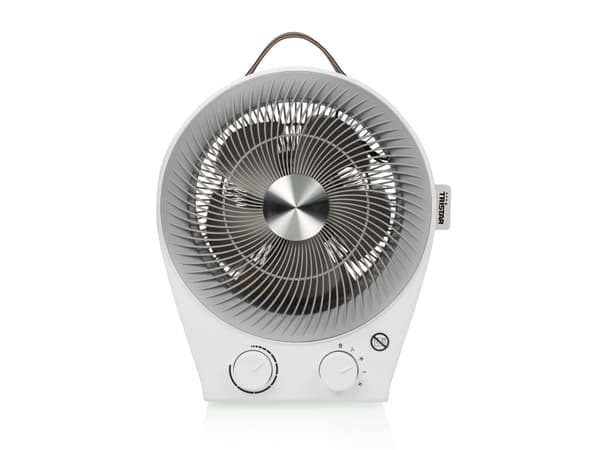 Tristar KA-5140, Elektrisk värmefläkt, 1,6 m, IPX0, inomhus, Bord, Golv, Vit