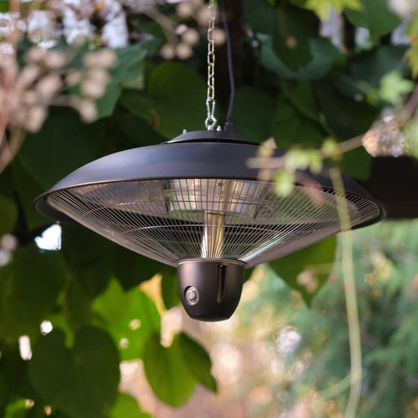 Fornorth Terrassevarmer Ceiling Heater Deluxe 2000W fjernbetjening, sort