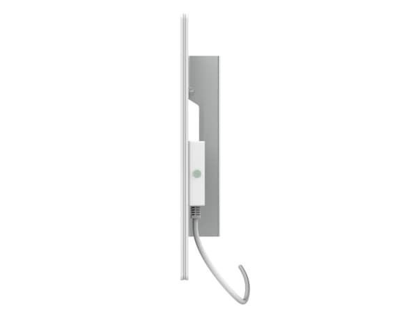 AENO GH2S, Elektrisk konvektionsvärmare, 1,9 m, inomhus, Golv, Svart, Gjuten aluminium, Glas