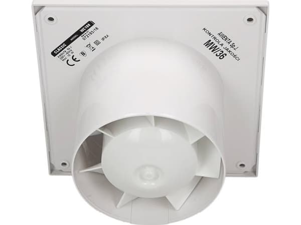 AWENTA kylpyhuonetuuletin Classic fi120 105m3/h 16W 230V valkoinen Awenta WC120