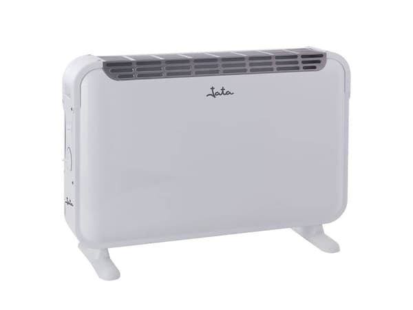 JATA C214, Elektrisk konvektor-romvarmer, Innendørs, Gulv, Hvit, 2000 W, 750 W Hvit