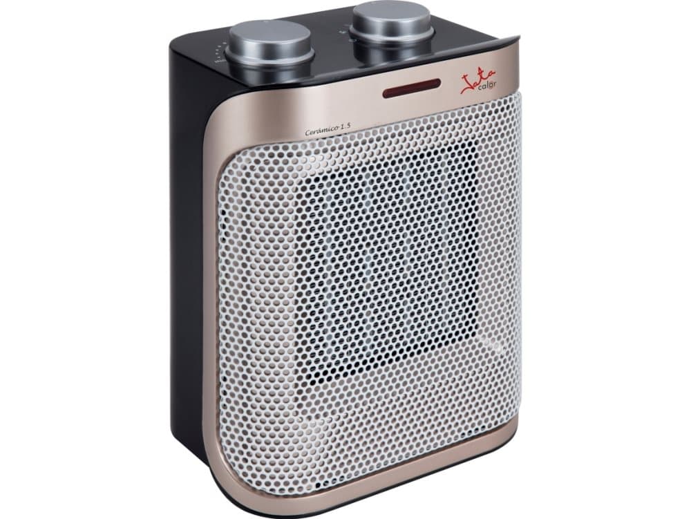 JATA TC92, Elektrisk värmefläkt, Keramiska, inomhus, Bord, Golv, Bord, Svart, brons, Rotations-